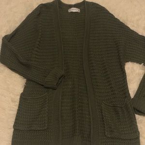 Pink Rose Knit Cardigan